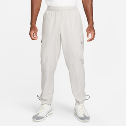 Men's - Nike NSW Repeat SW Woven Pants - Iron Ore/White