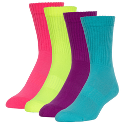 Men's - LCKR 4 Pack Half Crew Socks - Blue/Pink