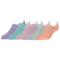 Women's - LCKR 6 Pack 3X1 Ribbed Footys - Pink/Blue