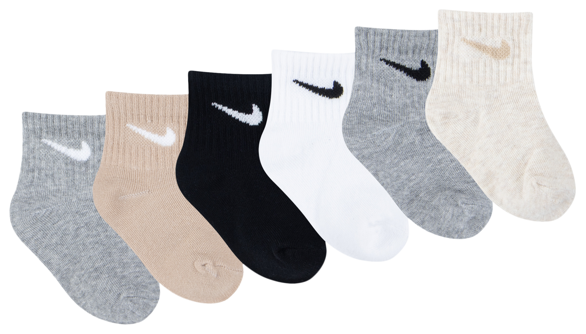 Nike Swoosh 6 Pack Ankle Sock 
