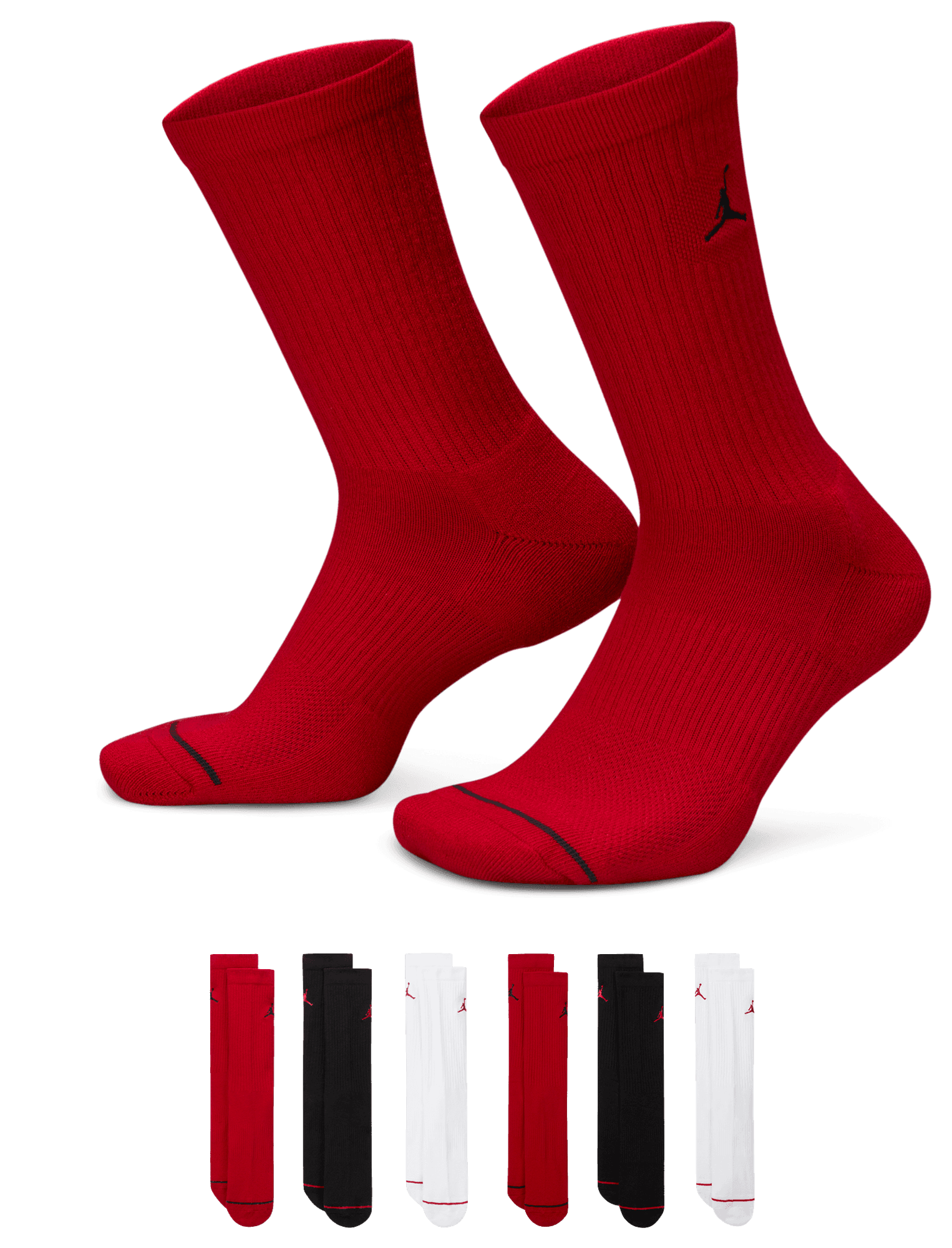Jordan Cushion Ply Crew Sock 6 Pack