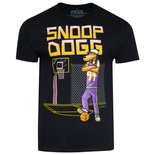 

Changes Mens Changes Snoop Bball T-Shirt - Mens Black/Purple Size L