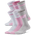 Nike 6 Pack Cushioned Crew Socks  - Boys' Grade School Grey/White/Pink