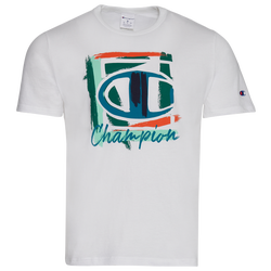 Men's - Champion Script 22 Short Sleeve T-Shirt - White