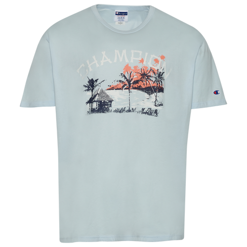 

Champion Beach Shore T-Shirt - Mens Blue/Orange Size L