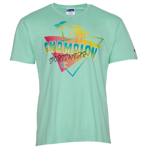 

Champion Palms T-Shirt - Mens Mint Green/Multi Size XXL