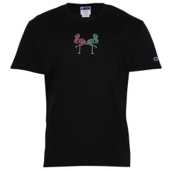 Men's - Champion Flamingo T-Shirt - Black/Pink