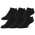 CSG No Show Socks 6 Pack  - Adult Black