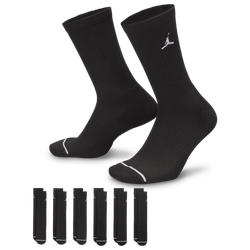 Pour hommes - Jordan Paquet de 6 paires de chaussettes de marin matelassées - Black/White