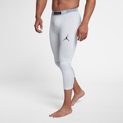 Men's - Jordan 23 Alpha Dry 3/4 Tights - White/Black