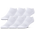 CSG No Show Socks 6 Pack  - Adult White