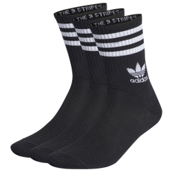 Men's - adidas Originals Mid Cut Crew  - White/Black