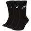Nike Essential 3 Pack Crew Socks - Men's Black/White