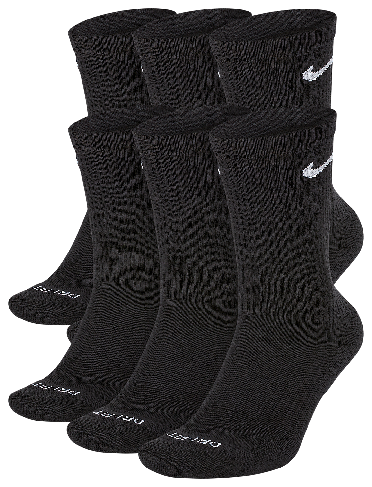 Nike 6 Pack Everyday Plus Cushioned Socks  - Men's