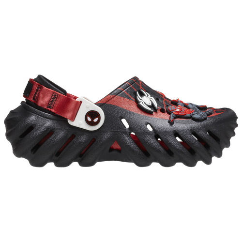 

Crocs Boys Crocs Team Spider-Man Echo Clogs - Boys' Grade School Shoes Black/Red Size 05.0