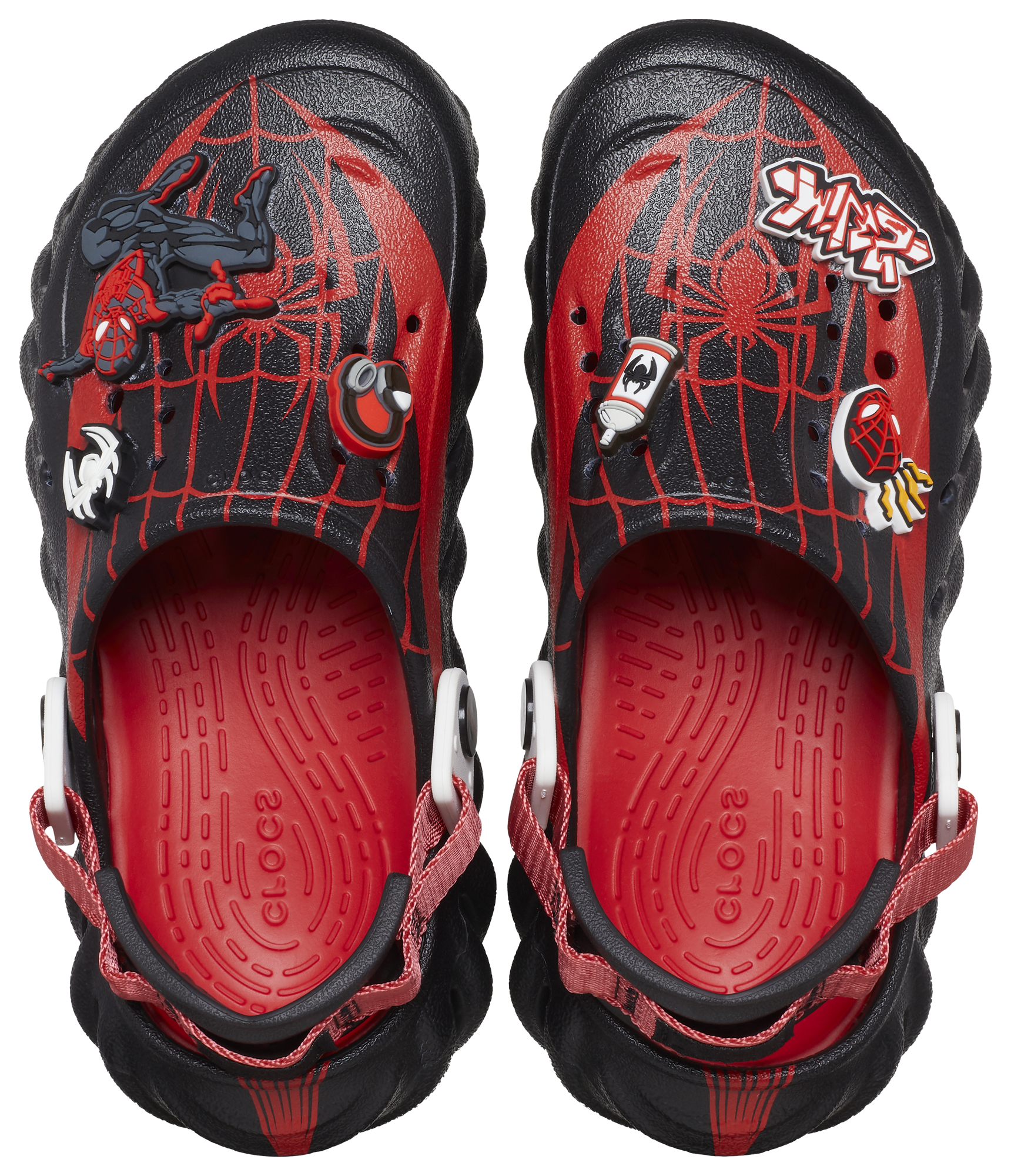 Crocs on sale spiderman lights