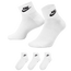 Nike 3 Pack Ankle Socks - Men's White/Black