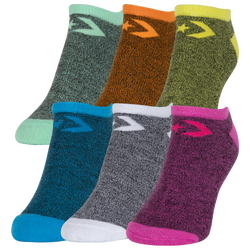Women's - Converse Classic Marl No Show Socks  - Multi/Multi