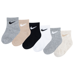 Boys' Infant - Nike Swoosh Ankle Sock 6 Pack  - Multi/White