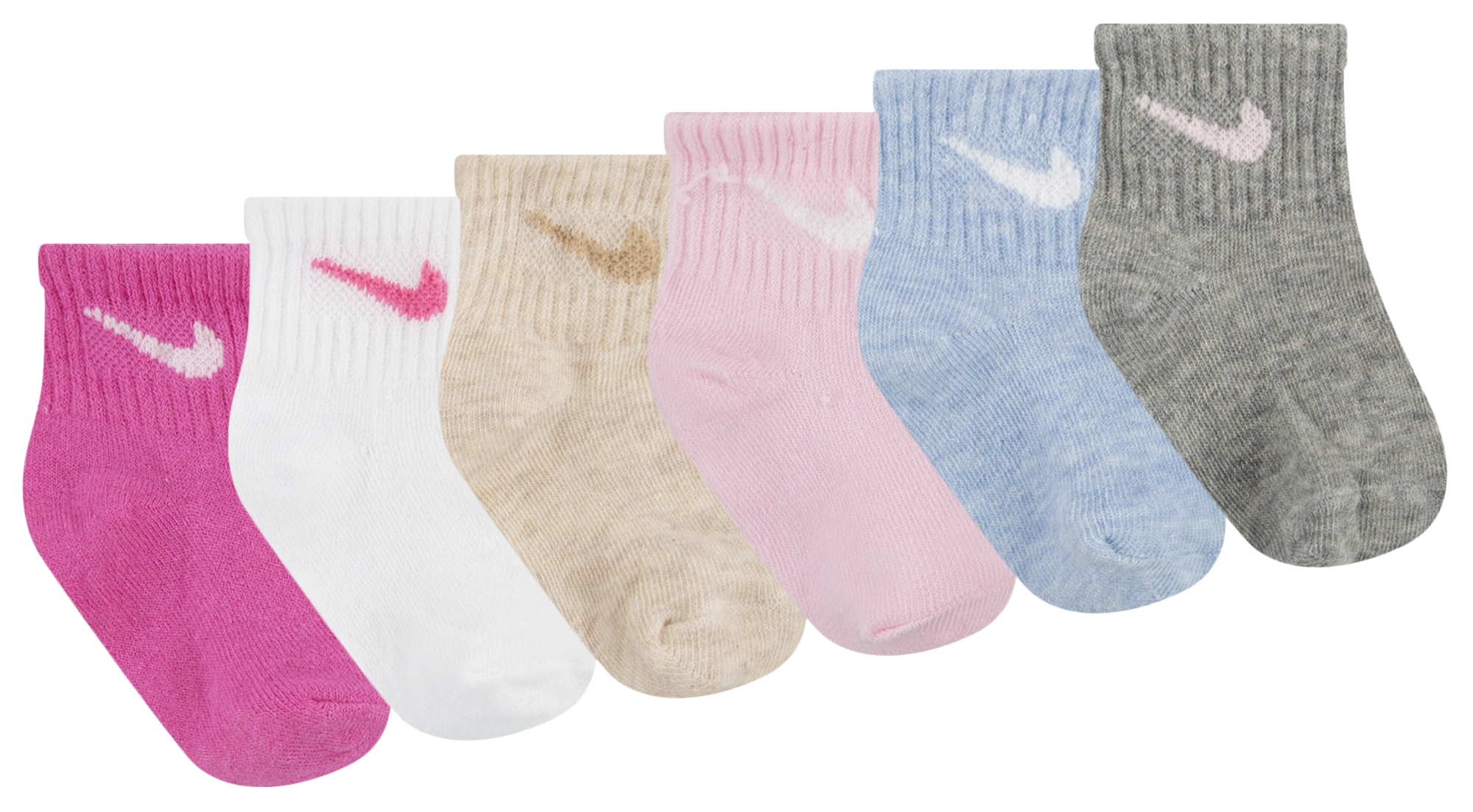 Nike Swoosh 6 Pack Ankle Socks 