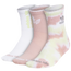adidas Emballage de 3 paires de chaussettes courtes délavées - Pour femmes Rose/Blanc
