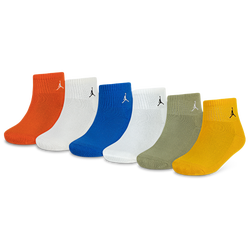 Boys' Preschool - Jordan Everyday Essentials 6 Pack Ankle Socks  - Blue/Multi