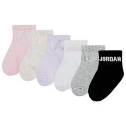 Filles, bambin - Jordan Paquet de 6 paires de socquettes Everyday Essential - Rose/Blanc