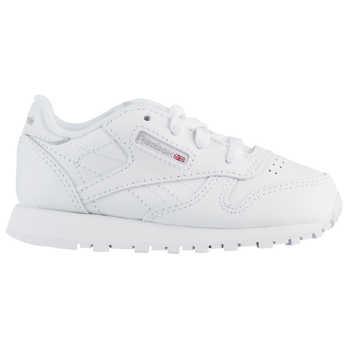 

Boys Reebok Reebok Classic Leather - Boys' Toddler Shoe White/White/White Size 04.0