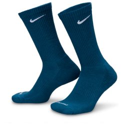 Pour hommes - Nike Chaussettes matelassées Everyday Plus, paquet de 6 paires - Bleu armée/Séquoia/Brun Mosswood