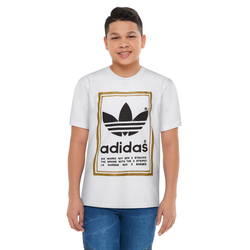 Boys' Grade School - adidas Originals Superstar Logo T-Shirt - White