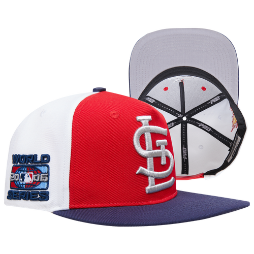 

Pro Standard Pro Standard Cardinals Chrome Wool Snapback - Adult Red/ Midnight Navy Size One Size