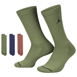 Pour hommes - Jordan Paquet de 3 paires de chaussettes de marin matelassées Every Day - Olive/Mauve/Orange