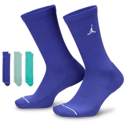 Pour hommes - Jordan Paquet de 3 paires de chaussettes de marin matelassées Every Day - Mauve/Bleu
