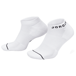 Boys' Grade School - Jordan Everyday Cushioned Poly No Show Socks 3 Pack  - White/Black/Grey