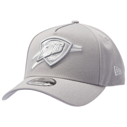 Men's - New Era Thunder 9FORTY A-Frame Chrome Cap  - Grey/Grey