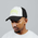 Crane Apparel Trucker Cap II  - Men's Black/White/Volt