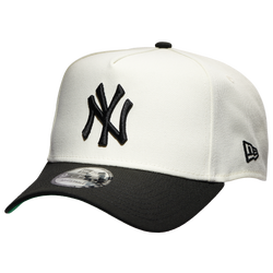 Men's - New Era Yankees A Frame 2T Adjustable Cap  - White/Black