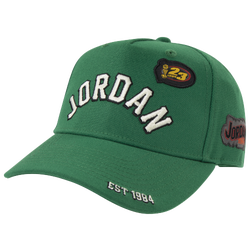 Youth - Jordan Signature Curved Brim Bucket Hat  - Green/Multi