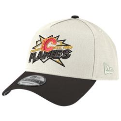 Adult - New Era Flames 9FORTY A-Frame Top Shelf Cap  - Chrome/Black