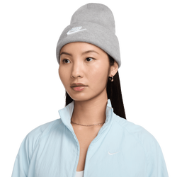Adult - Nike Peak Futura Beanie  - White/Grey