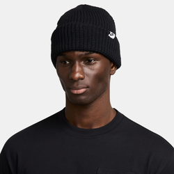 Men's - Nike Peak Waffle Beanie - Black/Black