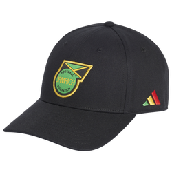 Men's - adidas Jamaica World Cup Cap  - Black/Yellow