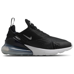 Women's - Nike Air Max 270  - Black/White/Mtlc Silver