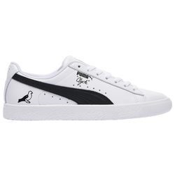 Men's - PUMA Clyde x Jeff Staple "Create from Chaos" - White/Silver