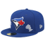 New Era MLB City Identity Fitted Cap - Men's Blue/White