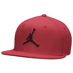 Men's - Jordan Pro Snapback Jumpman  - Gym Red/Black