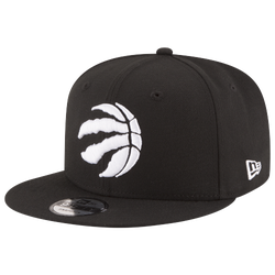 Men's - New Era Raptors Bow Snapback  - Black/White