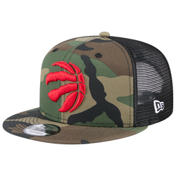 Men's - New Era Raptors Trucker Cap - Woodland Camo