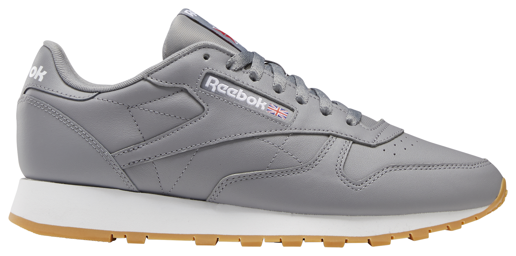 grey leather reebok classics