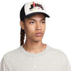 Men's - Jordan Trucker Cap  - Sail/Black/University Gold